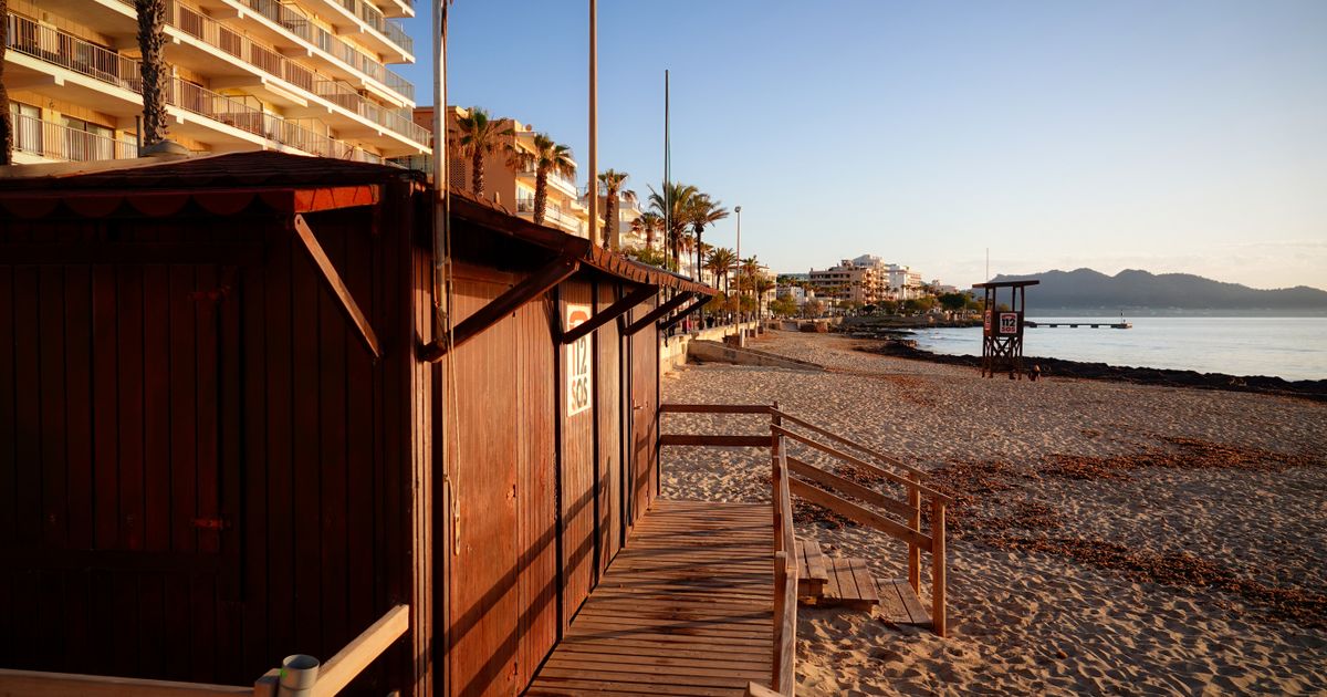 Cala Millor Strand an der Ostküste Mallorcas